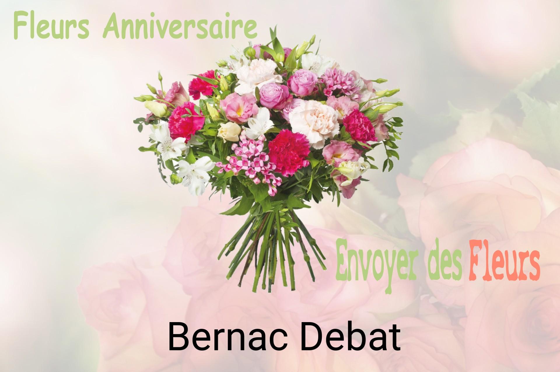 Bouquet de fleurs d’anniversaire livré à Bernac-Debat