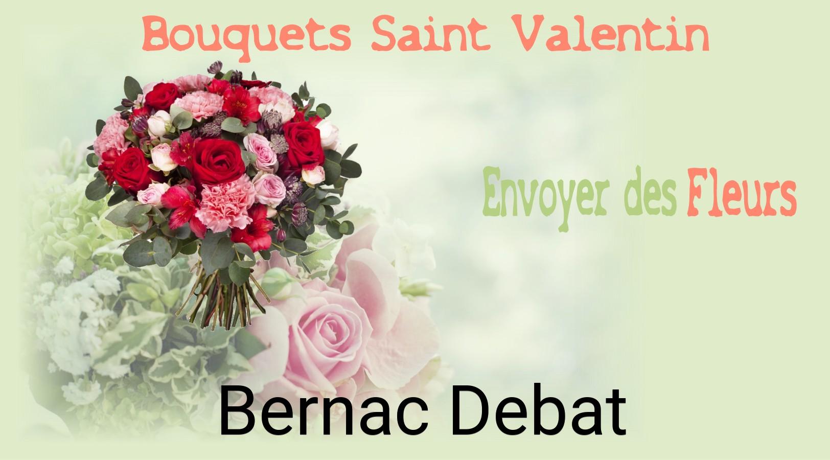 Roses de Saint-Valentin livrées à Bernac-Debat